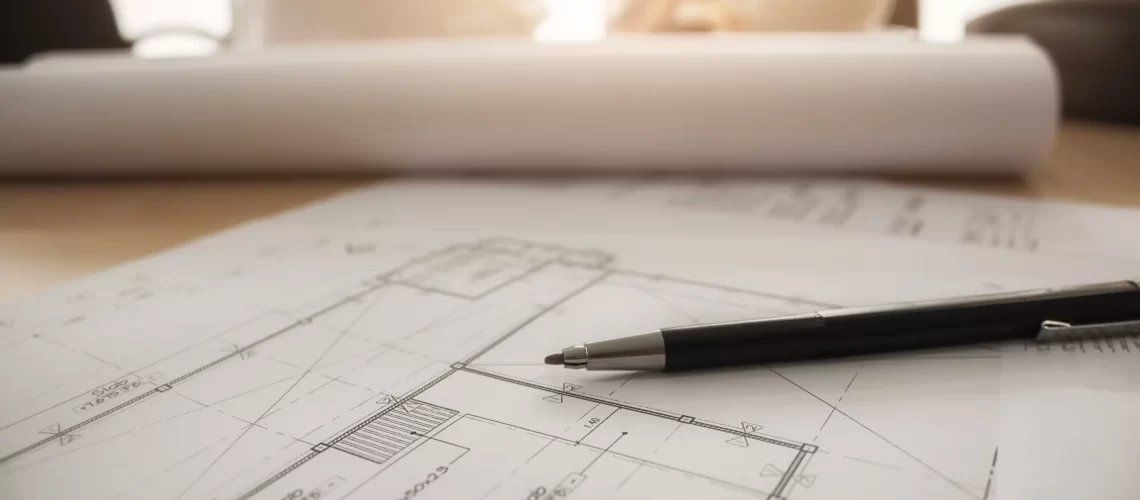 image-engineering-objects-workplace-top-view-construction-concept-engineering-tools-vintage-tone-retro-filter-effect-soft-focus-selective-focus